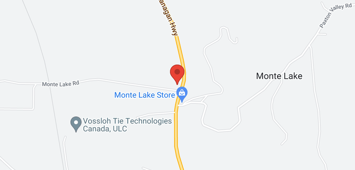 map of 3903 MONTE LAKE ROAD